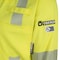 Oberon Hi-Vis FR/Arc-Rated 7.5 oz  88/12 Safety Coveralls, Hi-Vis Yellow, M ZFE106-M - alternate 4